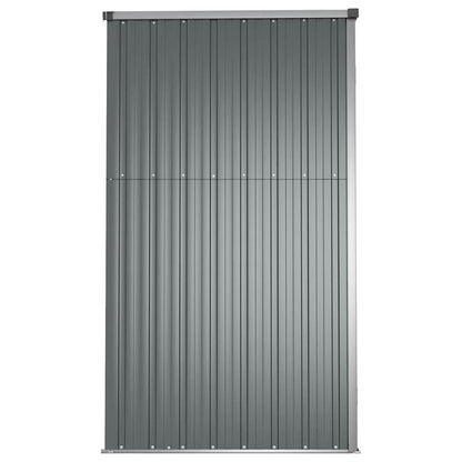 Capanno per Attrezzi Grigio 161x89x161 cm in Acciaio Zincato | homemem39