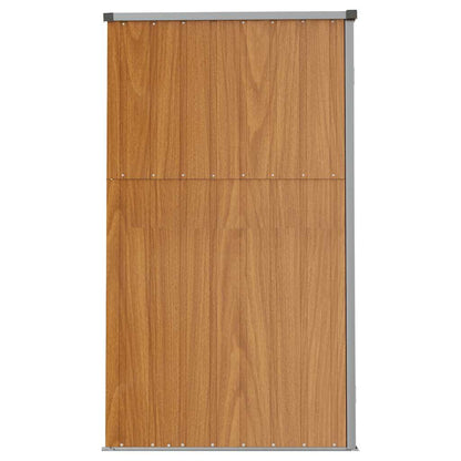 Capanno per Attrezzi Marrone 161x89x161 cm in Acciaio Zincato | homemem39