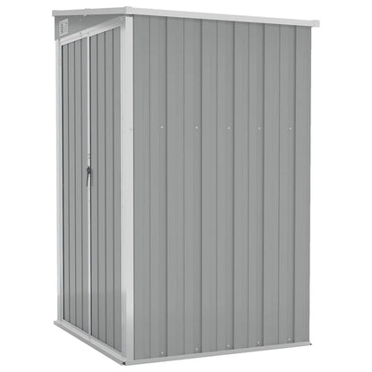 Capanno Giardino a Parete Grigio 118x100x178 cm Acciaio Zincato | homemem39
