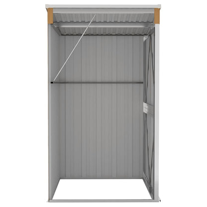 Capanno Giardino a Parete Marrone 118x100x178cm Acciaio Zincato | homemem39