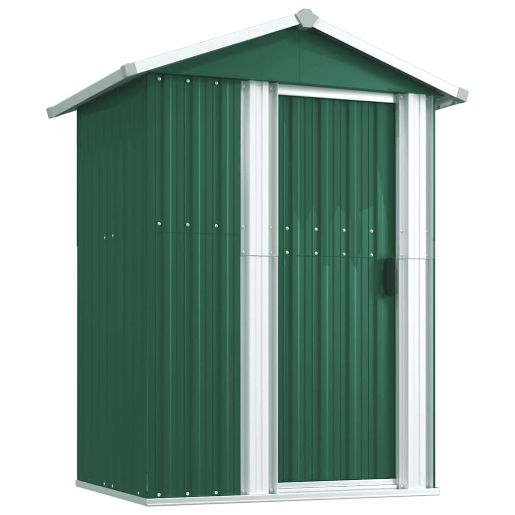Capanno da Giardino Verde 126x97,5x177 cm Acciaio Zincato | homemem39