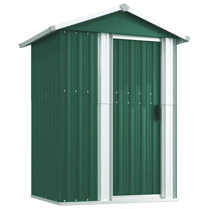 Capanno da Giardino Verde 126x97,5x177 cm Acciaio Zincato | homemem39