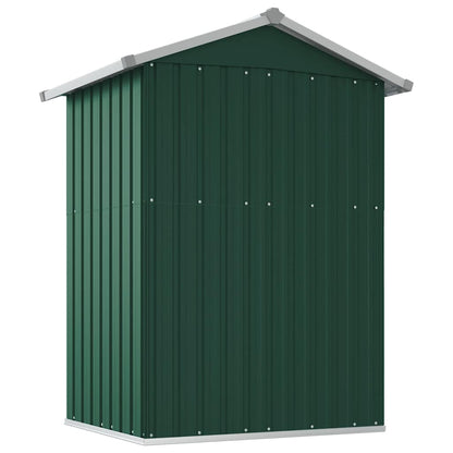 Capanno da Giardino Verde 126x97,5x177 cm Acciaio Zincato | homemem39