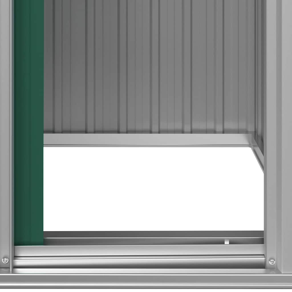 Capanno da Giardino Verde 126x97,5x177 cm Acciaio Zincato | homemem39