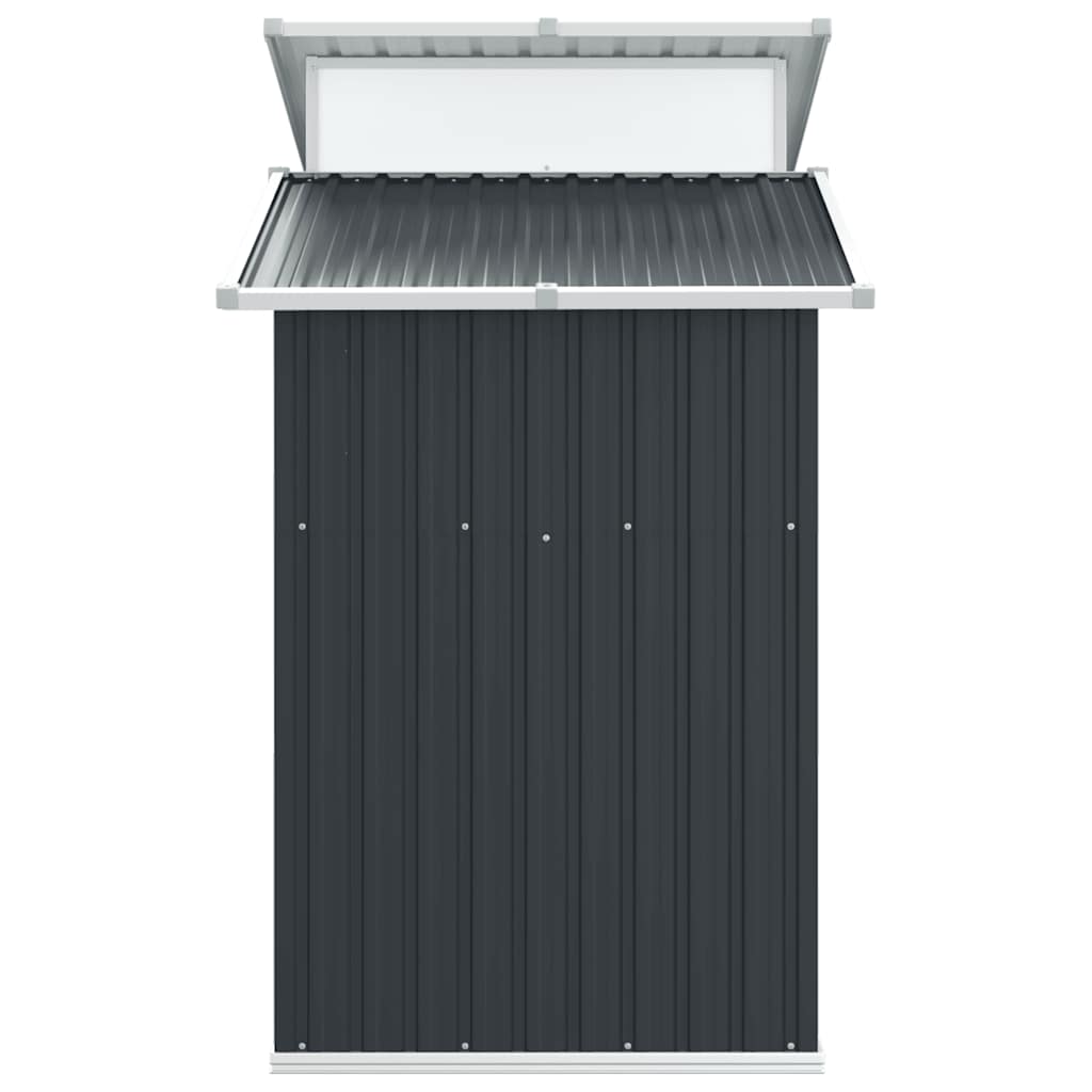 Capanno da Giardino Antracite 270x130x208,5 cm Acciaio Zincato | homemem39
