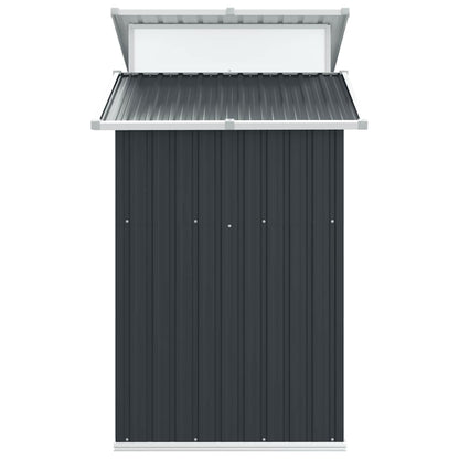 Capanno da Giardino Antracite 270x130x208,5 cm Acciaio Zincato | homemem39