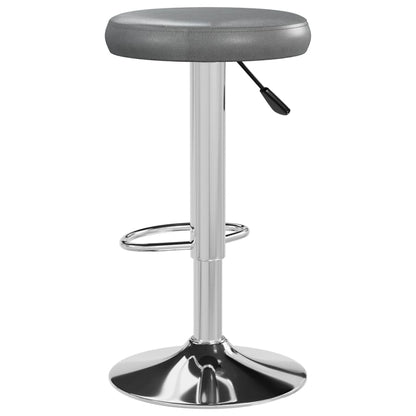 Sgabelli da Bar 2 pz Grigi in Similpelle - homemem39