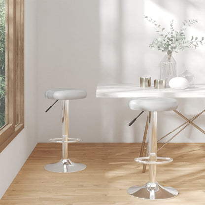 Sgabelli da Bar 2 pz Grigi in Similpelle - homemem39