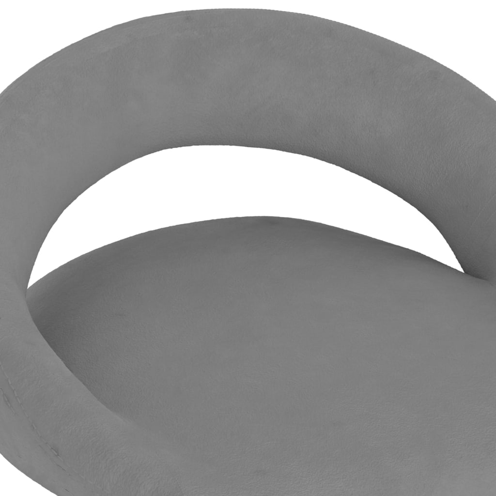 Sgabelli da Bar 2 pz Grigio Chiaro in Velluto - homemem39