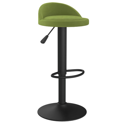 Sgabelli da Bar 2 pz Verde Chiaro in Velluto | homemem39