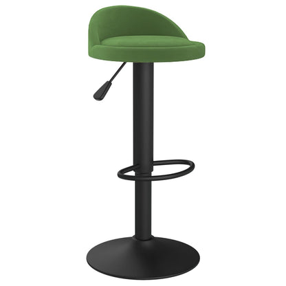 Sgabelli da Bar 2 pz Verde Scuro in Velluto | homemem39
