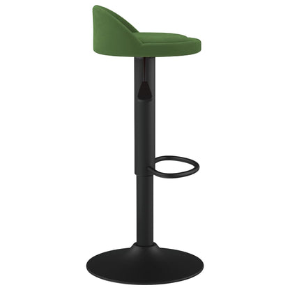 Sgabelli da Bar 2 pz Verde Scuro in Velluto | homemem39