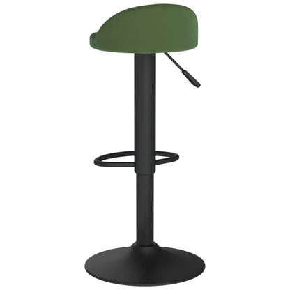 Sgabelli da Bar 2 pz Verde Scuro in Velluto | homemem39