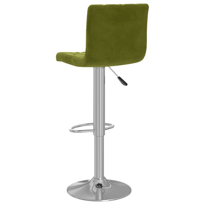 Sgabelli da Bar 2 pz Verde Chiaro in Velluto | homemem39