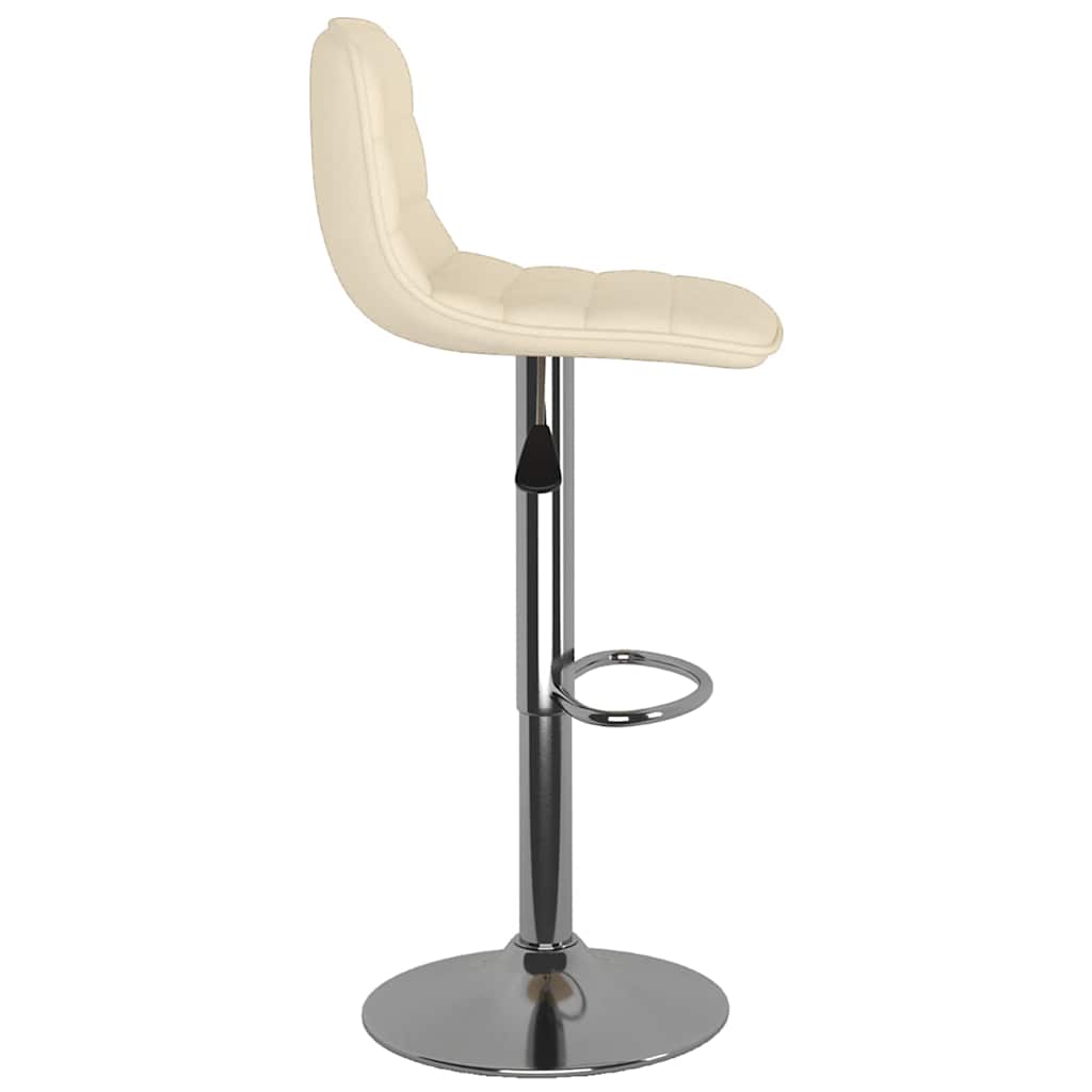 Sgabelli da Bar 2 pz Crema in Tessuto | homemem39