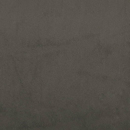 Sgabello da Bar Grigio Scuro in Velluto - homemem39