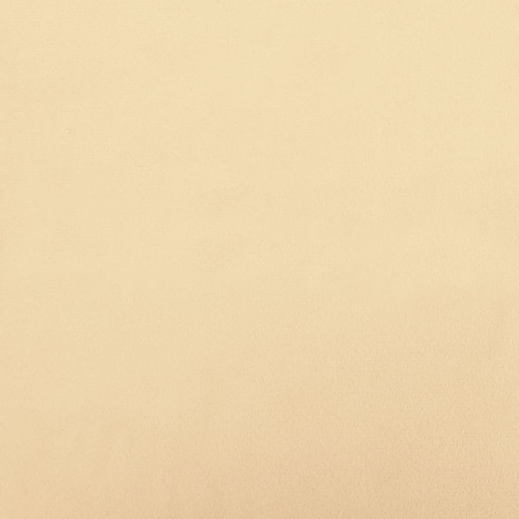 Sedie da Bar 2 pz Crema in Velluto - homemem39