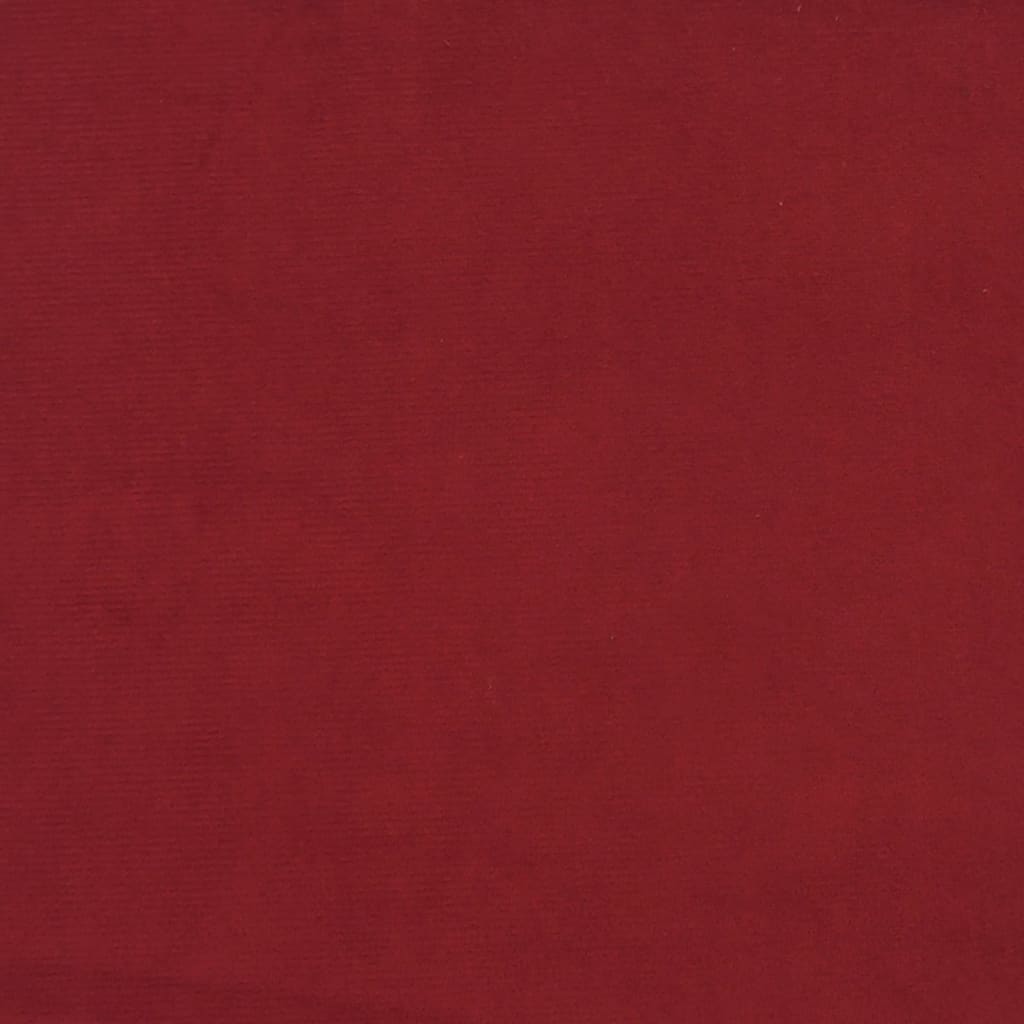 Sgabelli da Bar 2 pz Rosso Vino in Velluto - homemem39