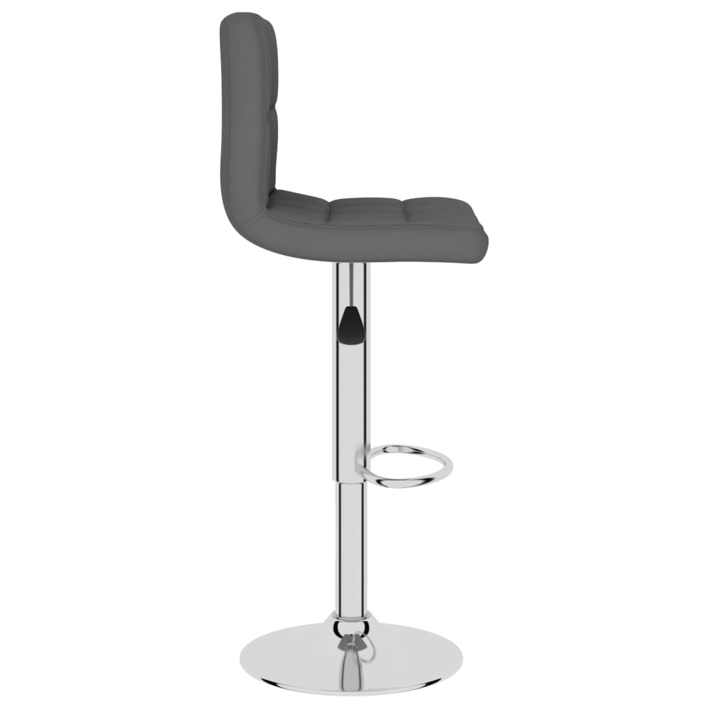 Sgabelli da Bar 2 pz in Tessuto Grigio Scuro | homemem39