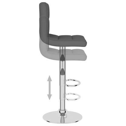 Sgabelli da Bar 2 pz in Tessuto Grigio Scuro | homemem39