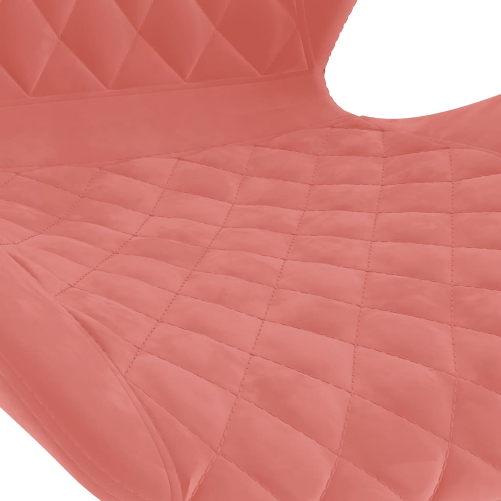 Sgabelli da Bar 2 pz Rosa in Velluto - homemem39