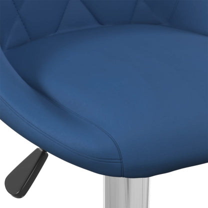 Sgabelli da Bar 2 pz Blu in Velluto | homemem39