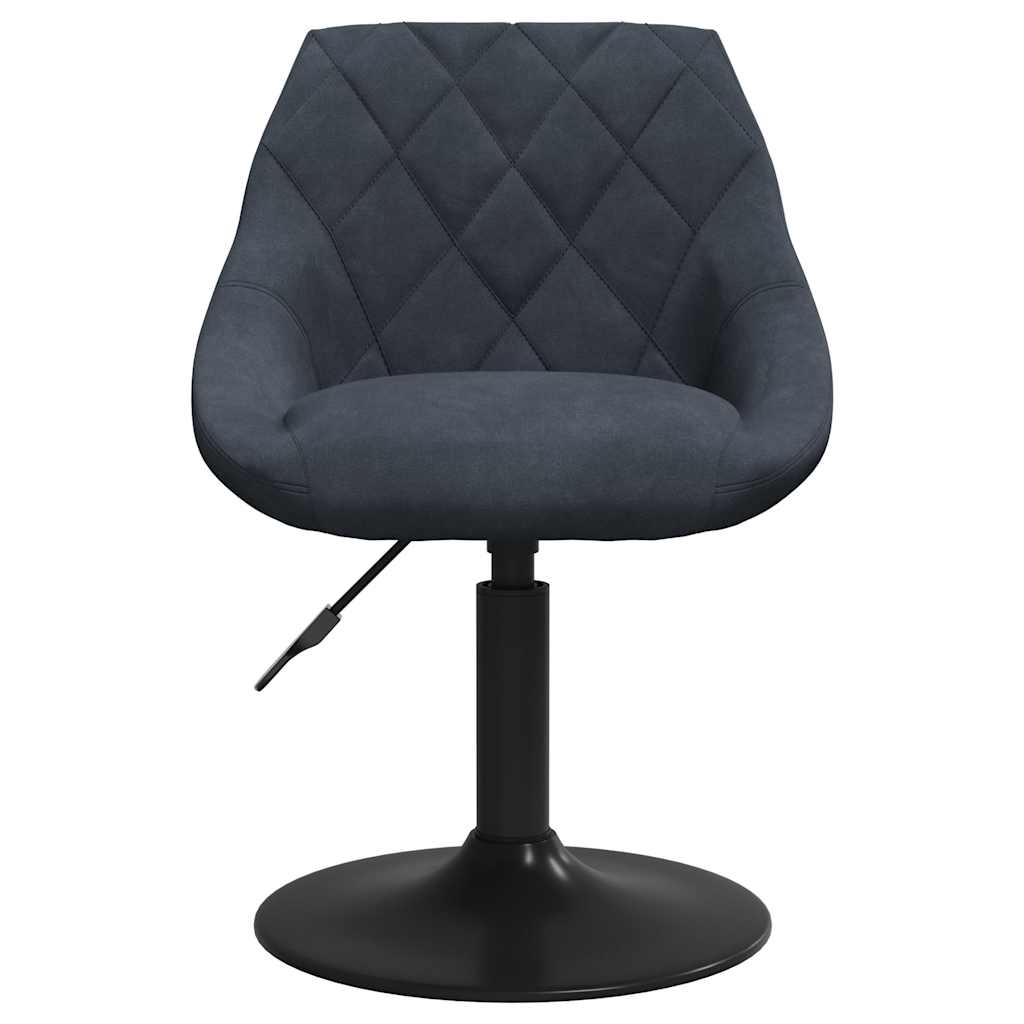 Sgabello da Bar Grigio Scuro in Velluto