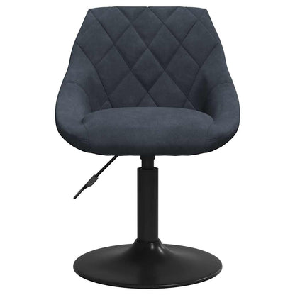 Sgabello da Bar Grigio Scuro in Velluto