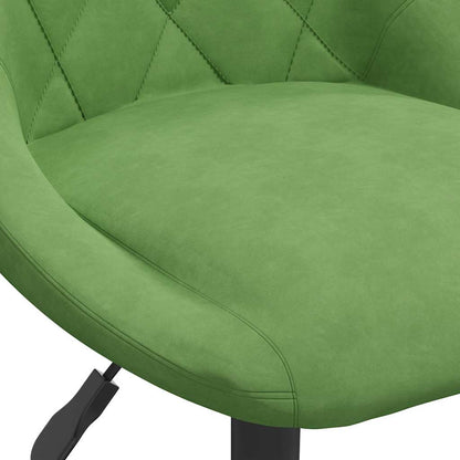 Sgabello da Bar Verde Chiaro in Velluto