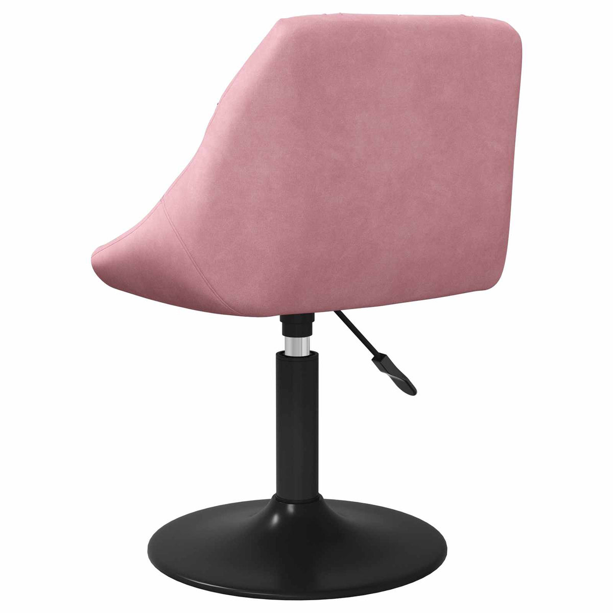 Sedie da Pranzo Girevoli 2 pz Rosa in Velluto