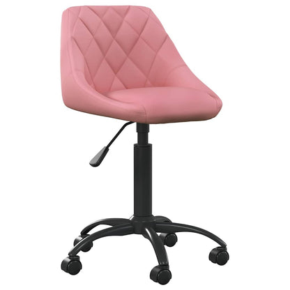 Sedia da Pranzo Rosa in Velluto