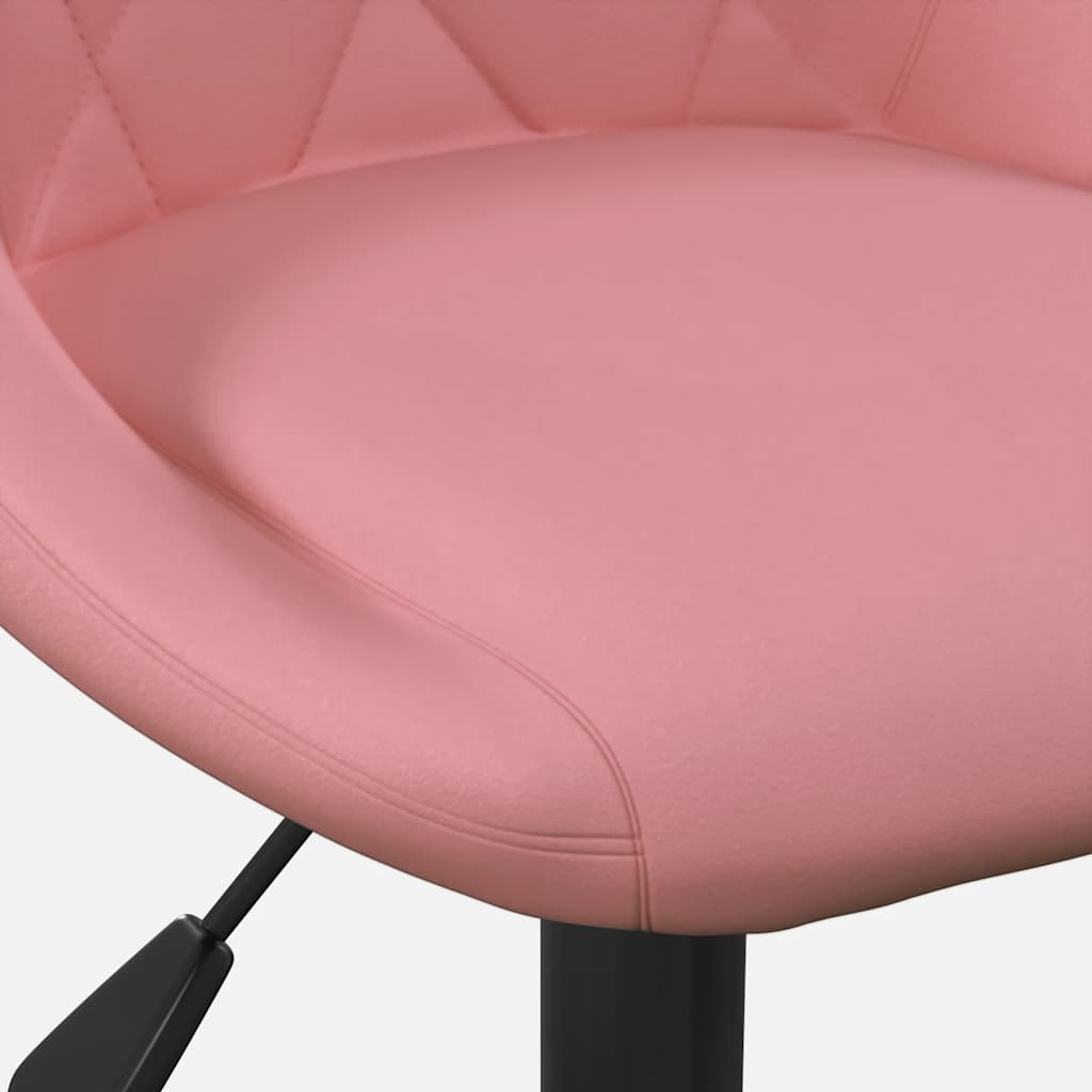 Sedia da Pranzo Rosa in Velluto | homemem39