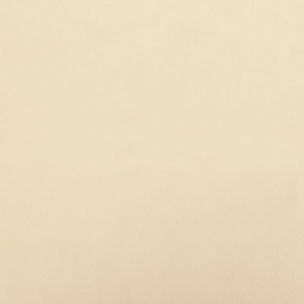 Sgabelli da Bar 2 pz Crema in Velluto - homemem39