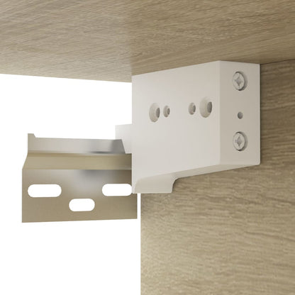 Mobile TV da Parete Rovere Sonoma 102x35x35cm Legno Multistrato - homemem39