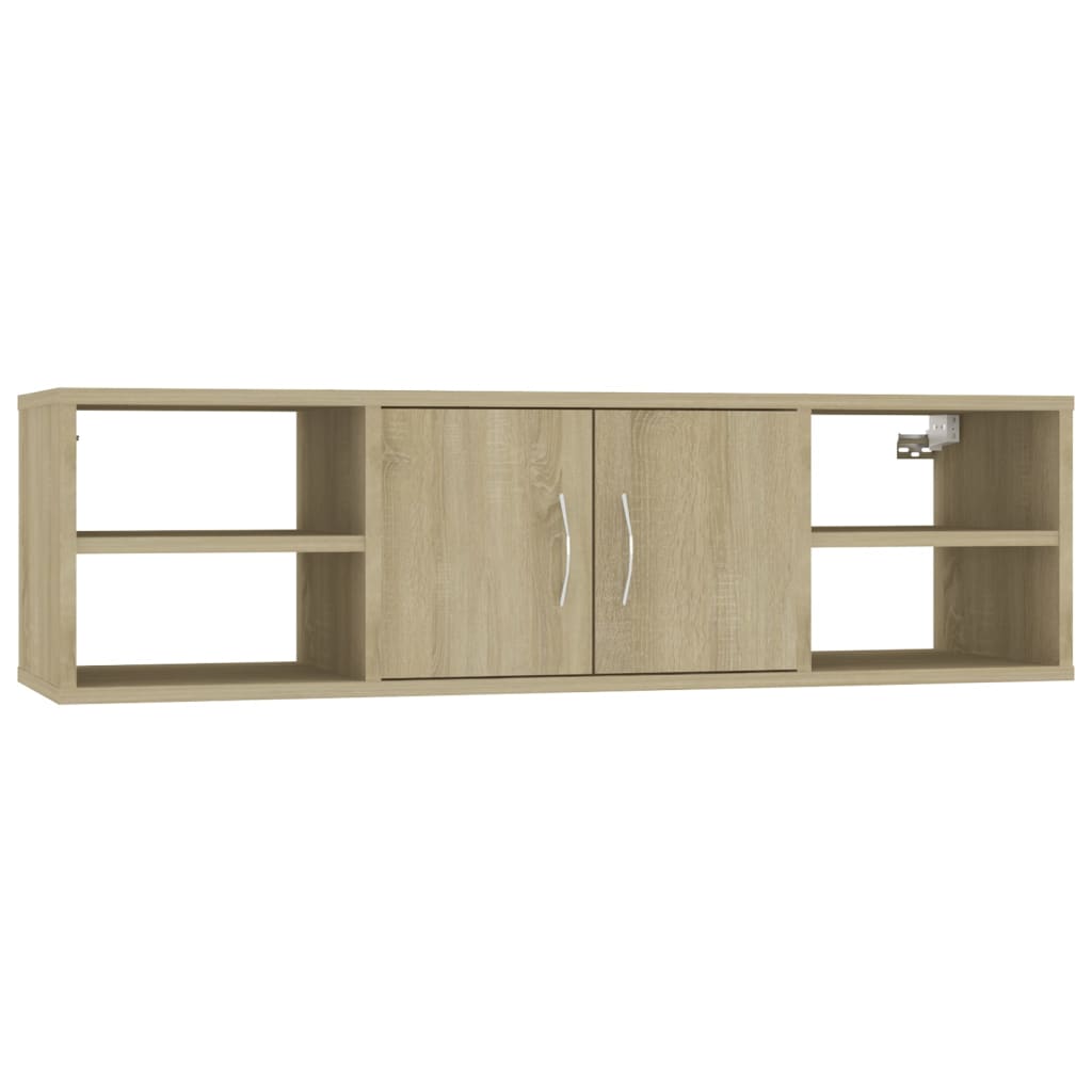 Scaffale a Parete Rovere Sonoma 102x30x29 cm Legno Multistrato | homemem39