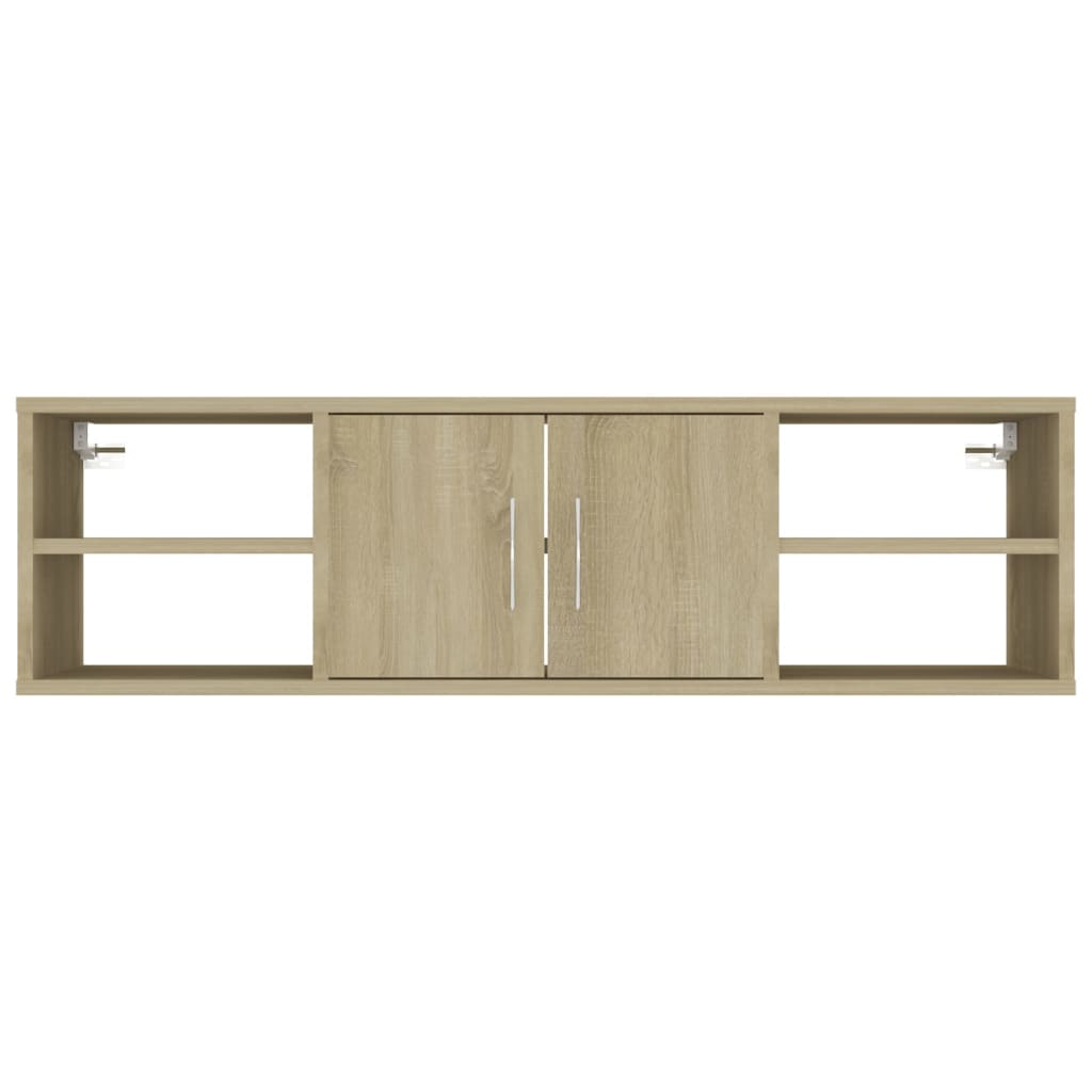 Scaffale a Parete Rovere Sonoma 102x30x29 cm Legno Multistrato | homemem39