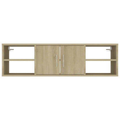 Scaffale a Parete Rovere Sonoma 102x30x29 cm Legno Multistrato
