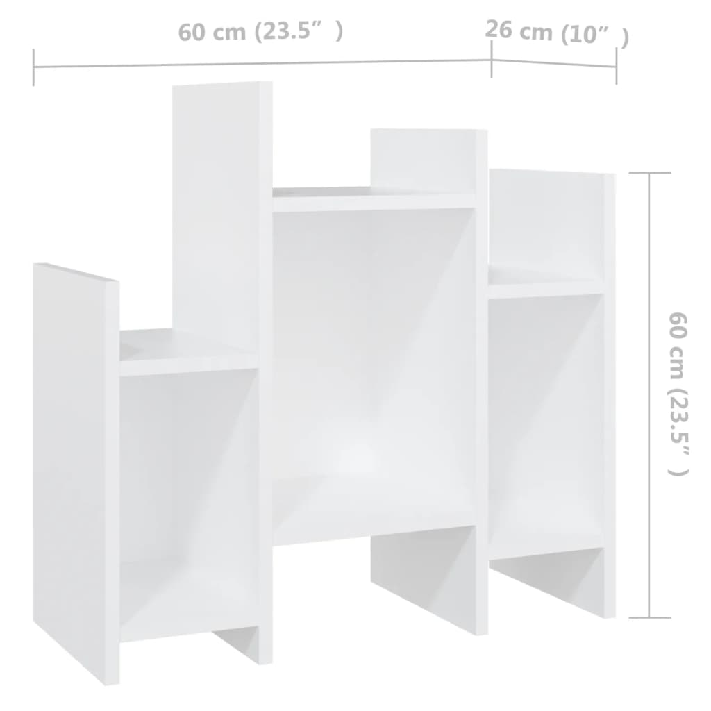 Mobile Bianco 60x26x60 cm in Legno Multistrato - homemem39