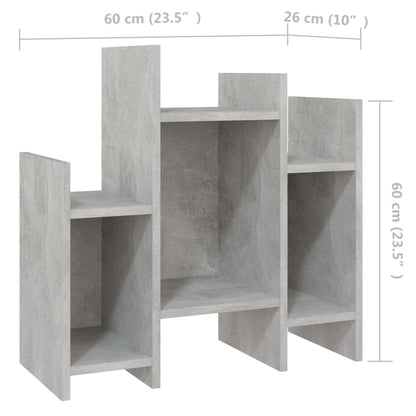 Credenza Grigio Cemento 60x26x60 cm in Legno Multistrato - homemem39