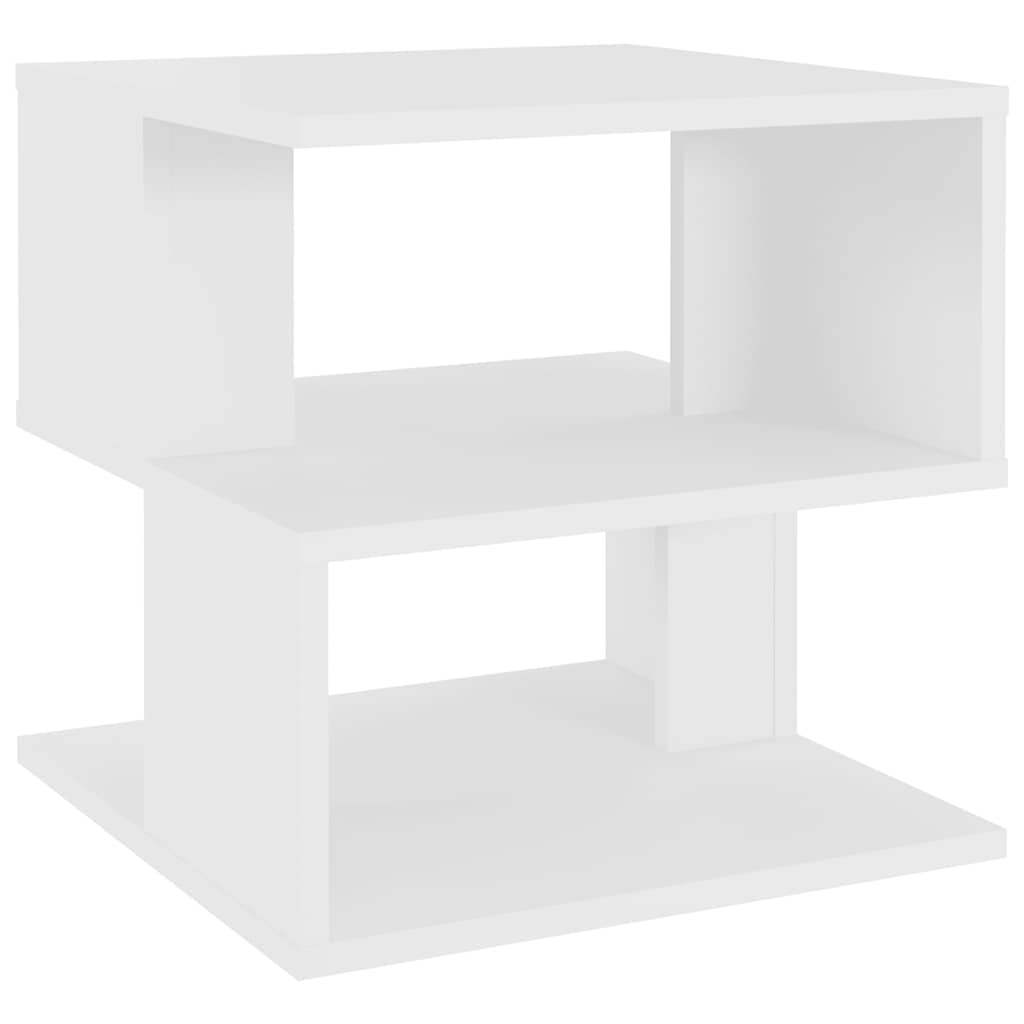 Tavolino Bianco 40x40x40 cm in Legno Multistrato | homemem39