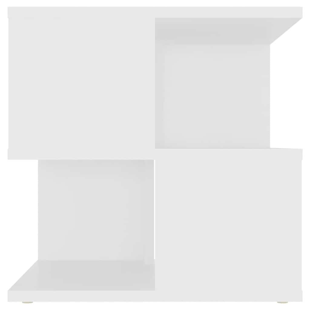 Tavolino Bianco 40x40x40 cm in Legno Multistrato | homemem39