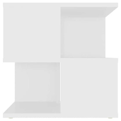 Tavolino Bianco 40x40x40 cm in Legno Multistrato | homemem39