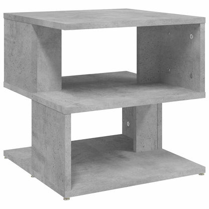 Tavolino Grigio Cemento 40x40x40 cm in Legno Multistrato | homemem39