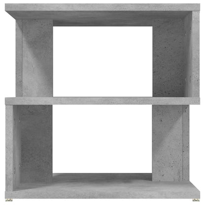 Tavolino Grigio Cemento 40x40x40 cm in Legno Multistrato