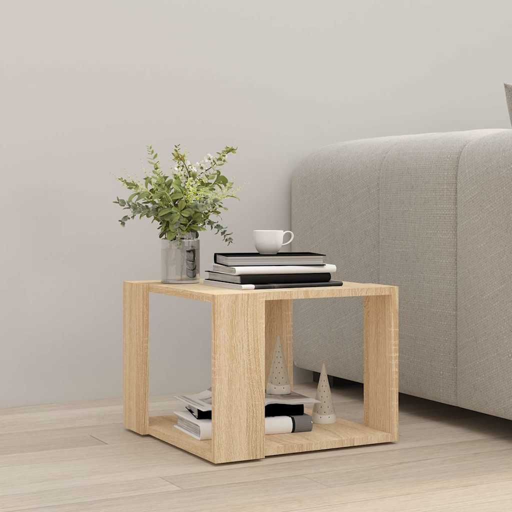 Tavolino da Salotto Rovere Sonoma 40x40x43 cm Legno Multistrato