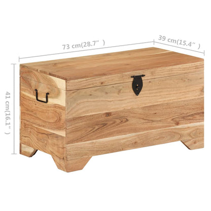 Cassapanca in Legno Massello di Acacia - homemem39