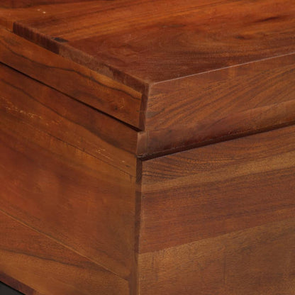 Baule 110x35x41 cm in Legno Massello di Acacia - homemem39