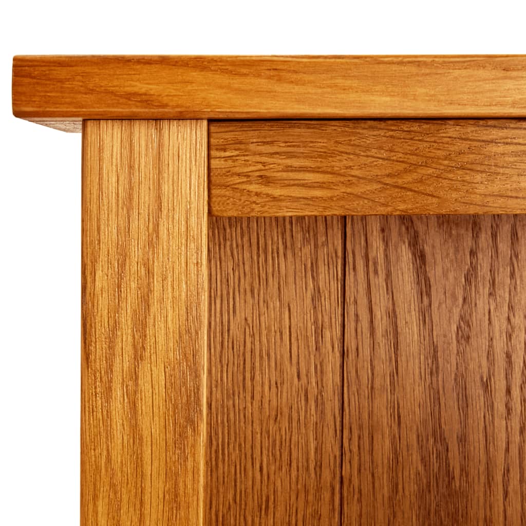 Libreria a 5 Ripiani 45x22x140 cm in Legno Massello di Rovere | homemem39