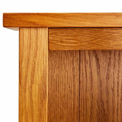 Libreria a 7 Ripiani 60x22x200 cm in Legno Massello di Rovere | homemem39
