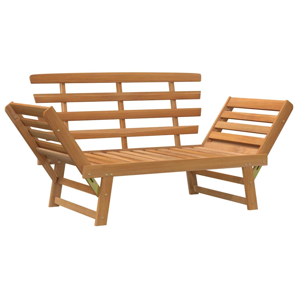 Panca da Giardino 2-in-1 190 cm in Legno Massello di Acacia | homemem39